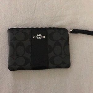 Coach genuine wallet wristlet. Size small.